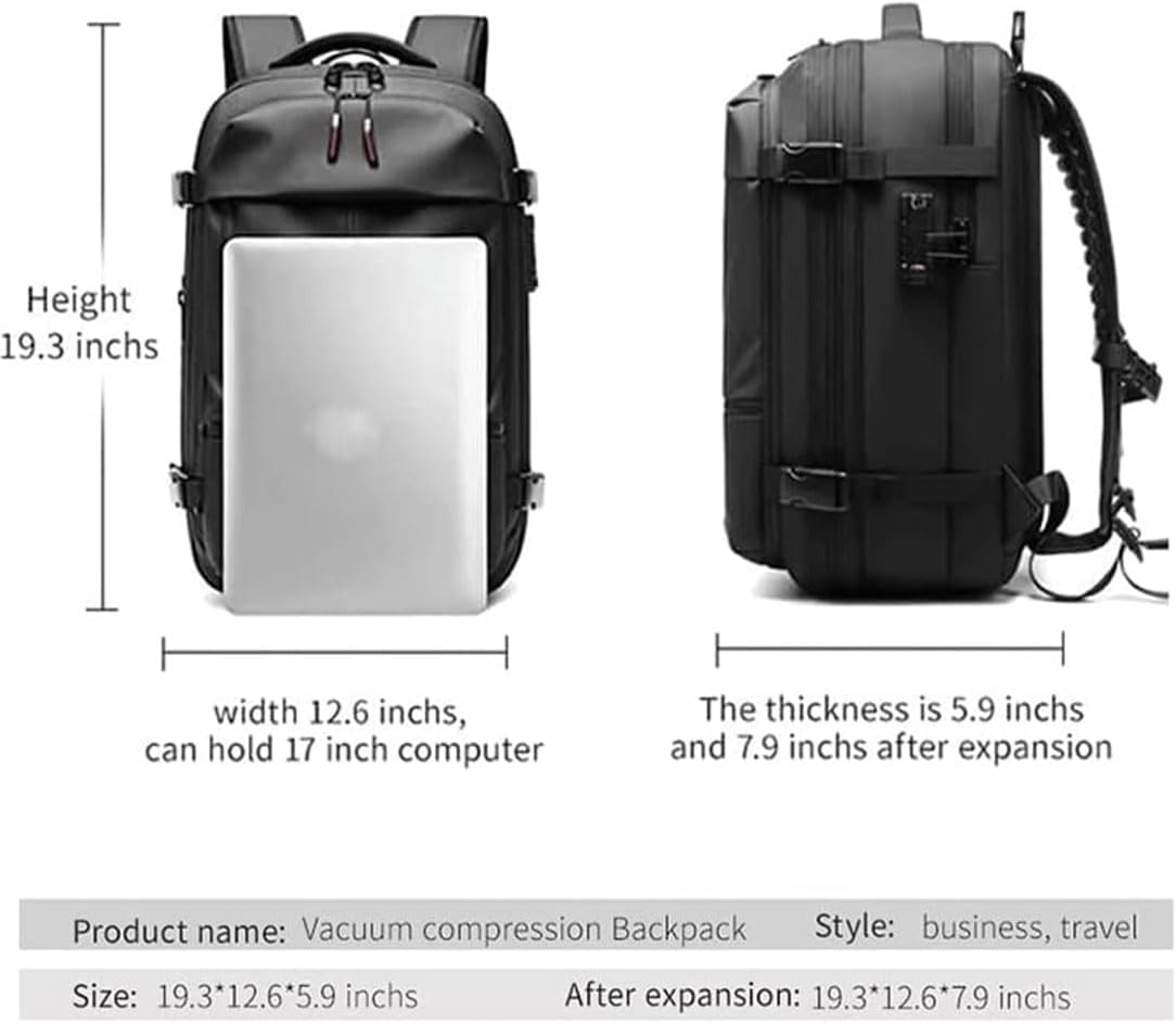 Vacuüm backpack 60L