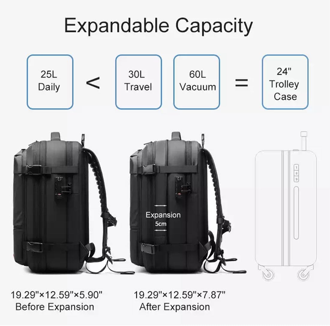 Vacuüm backpack 60L