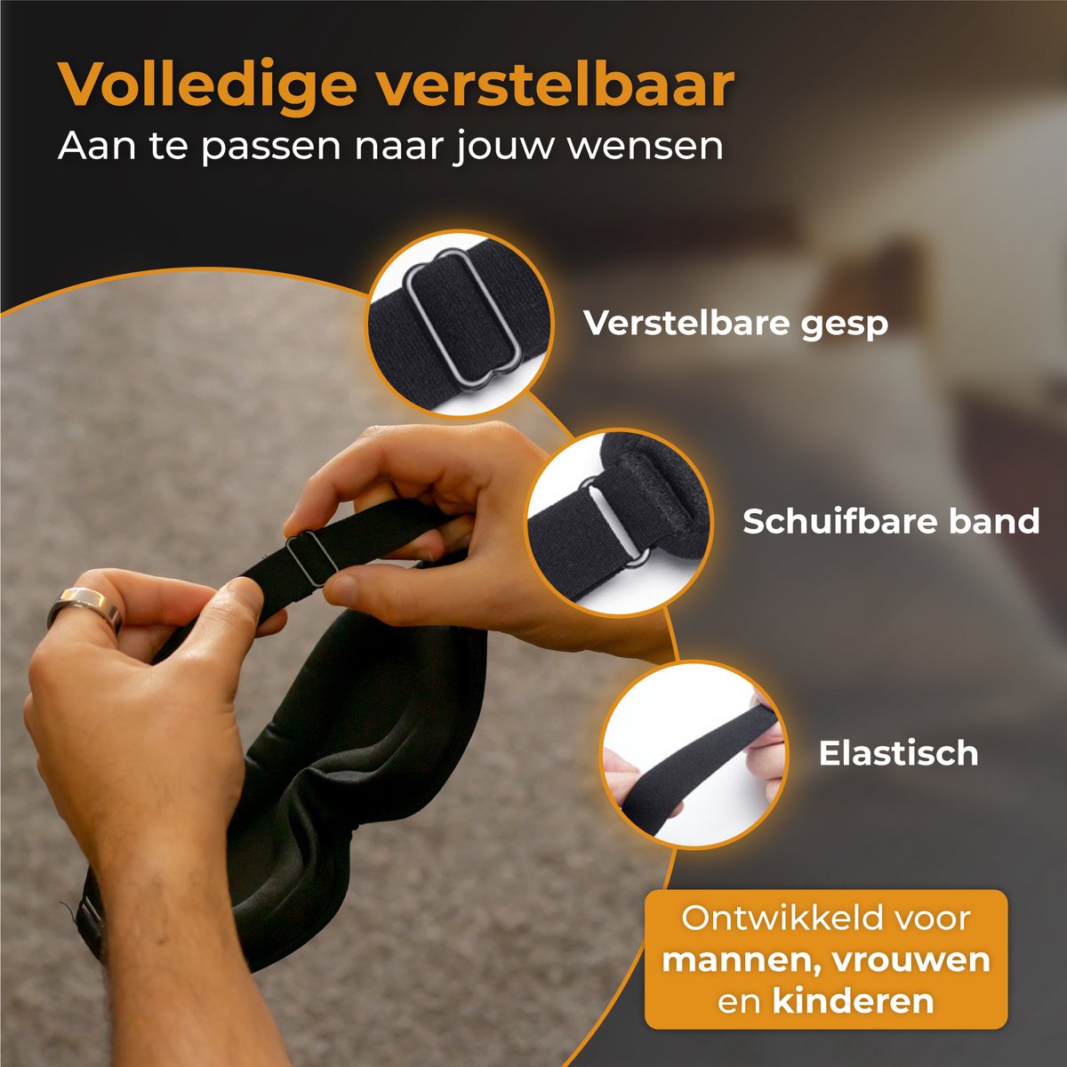 Explorey Verduisterend Slaapmasker